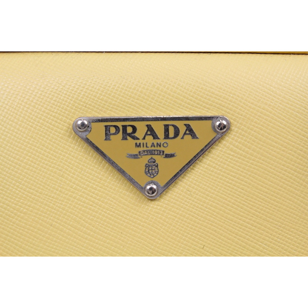 Prada Lux Handbag Saffiano Yellow - Picture 5 of 7